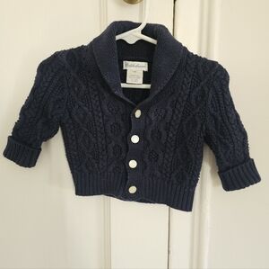 Ralph Lauren Navy Cableknit Sweater